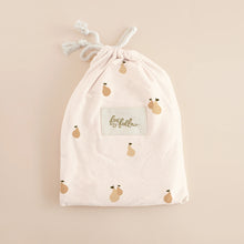 Load image into Gallery viewer, Golden Pears Organic Fitted Bassinet Sheet/Change Pad Cover