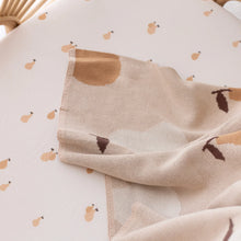 Load image into Gallery viewer, Golden Pears Organic Fitted Cot Sheet