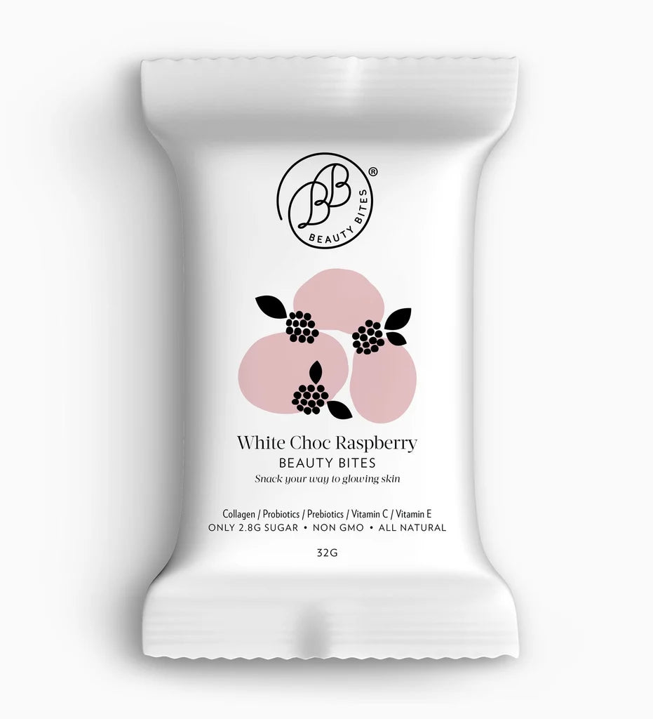 White Chocolate Raspberry Beauty Bites