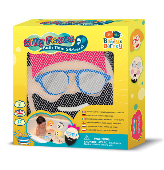Silly Faces Bath Time Stickers