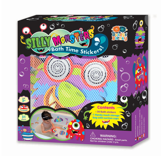 Silly Monsters Bath Time Sticker
