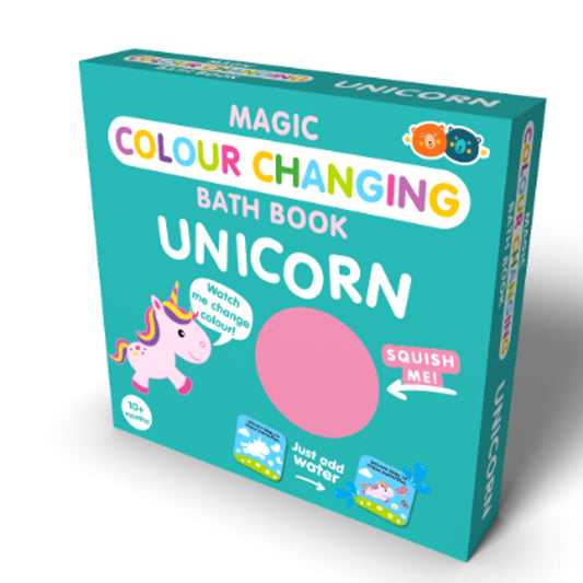 Unicorn Magic Colour Changing Bath Book