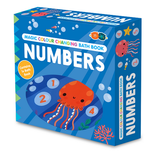 Numbers Magic Colour Changing Bath Book