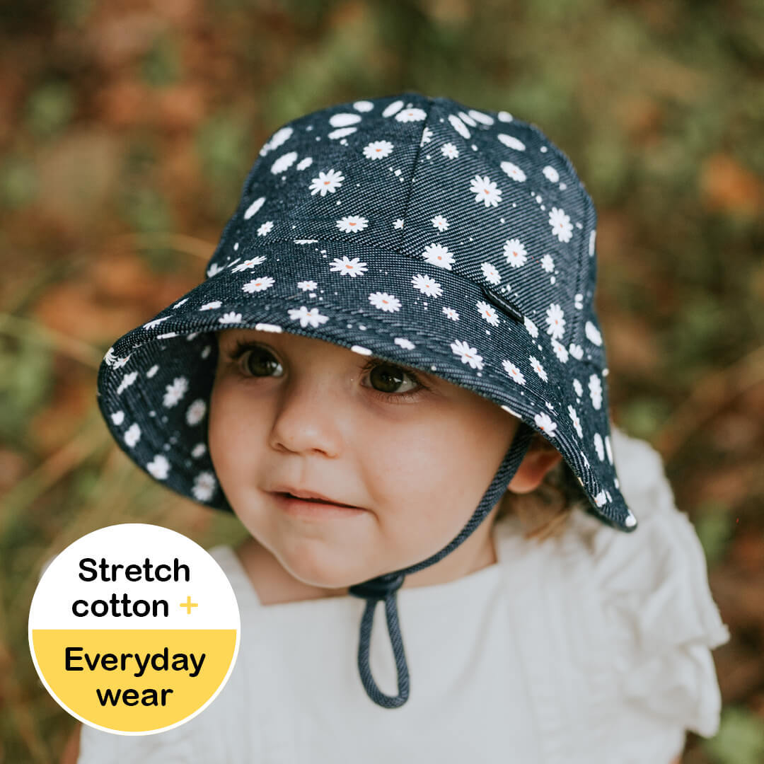 Toddler Bucket Sun Hat | Dani SIZE 6-12M and 1-2YR