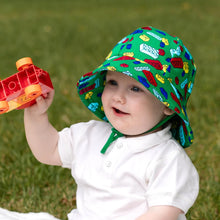 Load image into Gallery viewer, Toddler Bucket Sun Hat | Blocks