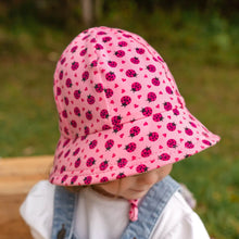 Load image into Gallery viewer, Toddler Bucket Sun Hat | Ladybug