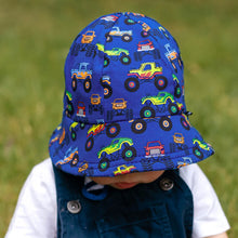 Load image into Gallery viewer, Toddler Bucket Sun Hat | Monster Trucks