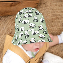 Load image into Gallery viewer, Toddler Bucket Sun Hat - Panda