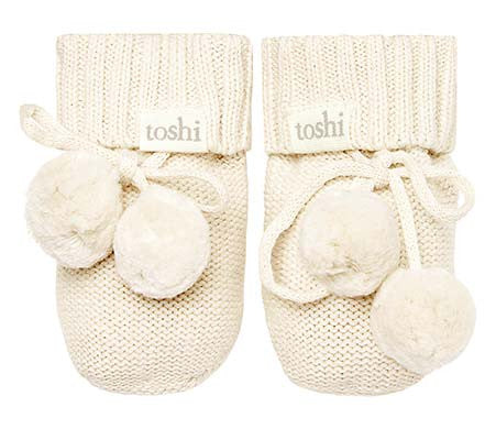 Organic Marley Booties | Cream