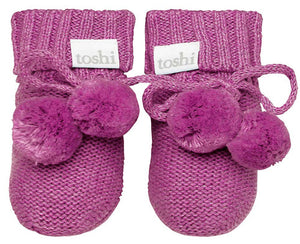 Organic Booties Marley Violet