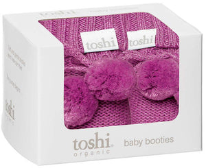 Organic Booties Marley Violet