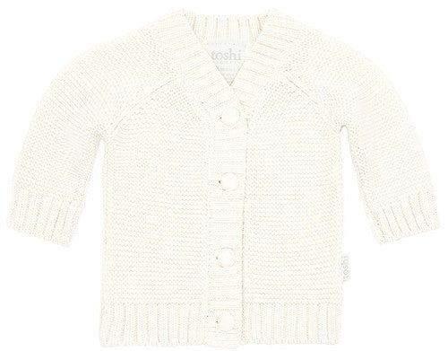 Organic Cardigan Andy Cream SIZE 000