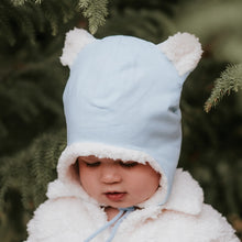 Load image into Gallery viewer, Teddy Fleecy Beanie - Blue Marle
