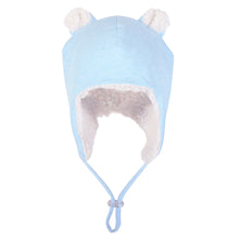 Load image into Gallery viewer, Teddy Fleecy Beanie - Blue Marle
