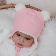 Load image into Gallery viewer, Teddy Fleecy Beanie - Pink Marle