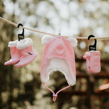 Load image into Gallery viewer, Teddy Fleecy Beanie - Pink Marle