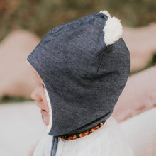 Load image into Gallery viewer, Teddy Fleecy Beanie - Denim