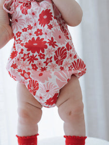 Eva Bubble Romper | Rosa