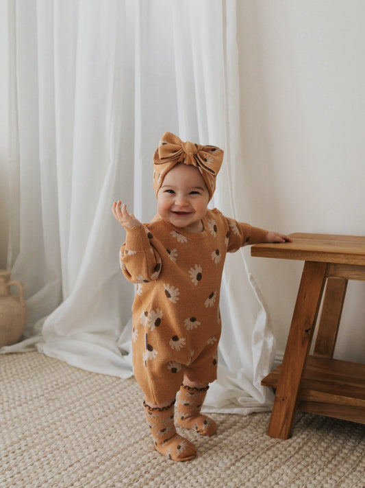 Long Sleeve Playsuit | Hazel