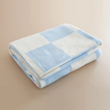 Load image into Gallery viewer, Powder Check Reversible Throw Blanket