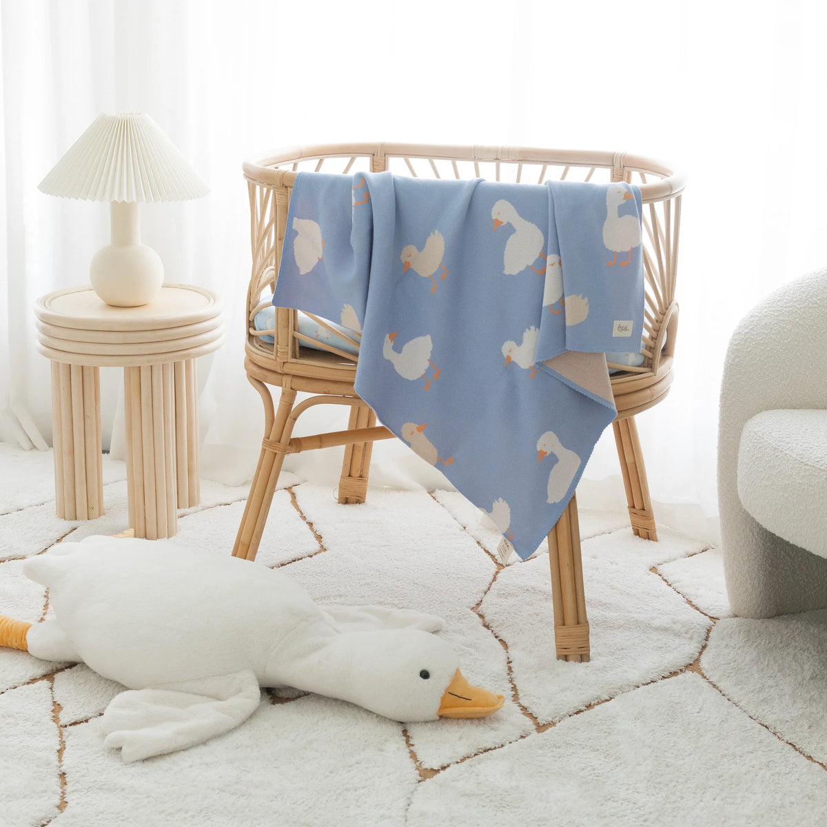 Blue Ducks Blanket