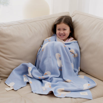 Blue Ducks Blanket