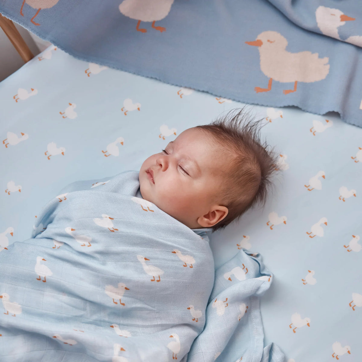 Blue Ducks Organic Muslin Wrap Swaddle