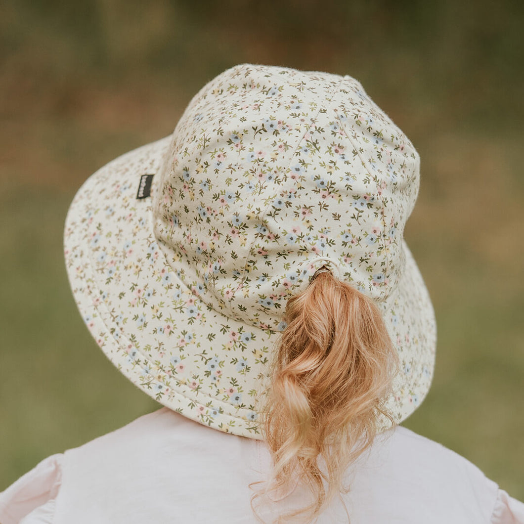 Kids Ponytail Bucket Hat | Charlotte