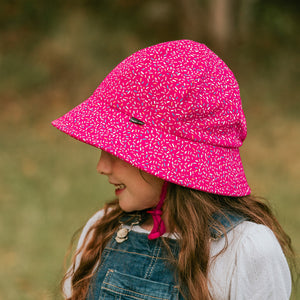 Kids Ponytail Bucket Sun Hat | Sprinkles