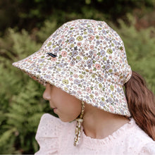 Load image into Gallery viewer, Ponytail Bucket Sun Hat - Floret