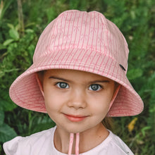 Load image into Gallery viewer, Ponytail Bucket Sun Hat - Ballerina