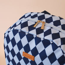 Load image into Gallery viewer, Navy Diamonds Backpack