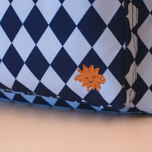 Load image into Gallery viewer, Navy Diamonds Backpack