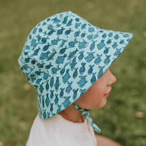 Kids Classic Bucket Sun Hat | Fish