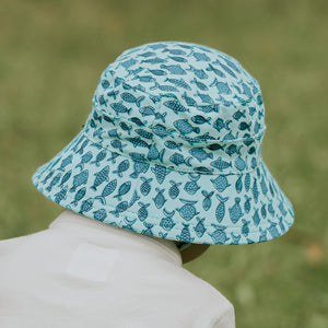 Kids Classic Bucket Sun Hat | Fish