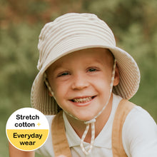 Load image into Gallery viewer, Classic Bucket Sun Hat - Natural Stripe