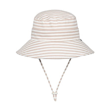 Load image into Gallery viewer, Classic Bucket Sun Hat - Natural Stripe