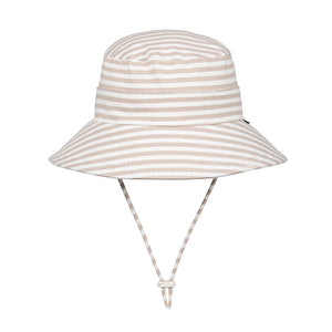 Classic Bucket Sun Hat - Natural Stripe