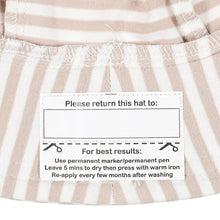 Load image into Gallery viewer, Classic Bucket Sun Hat - Natural Stripe