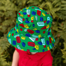 Load image into Gallery viewer, Classic Bucket Sun Hat - Blocks