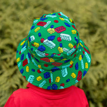 Load image into Gallery viewer, Classic Bucket Sun Hat - Blocks