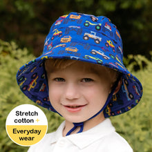 Load image into Gallery viewer, Classic Bucket Sun Hat - Monster Trucks