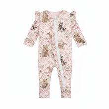 Load image into Gallery viewer, Baby Animals Zipsuit