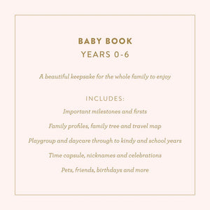 Baby Book Grey