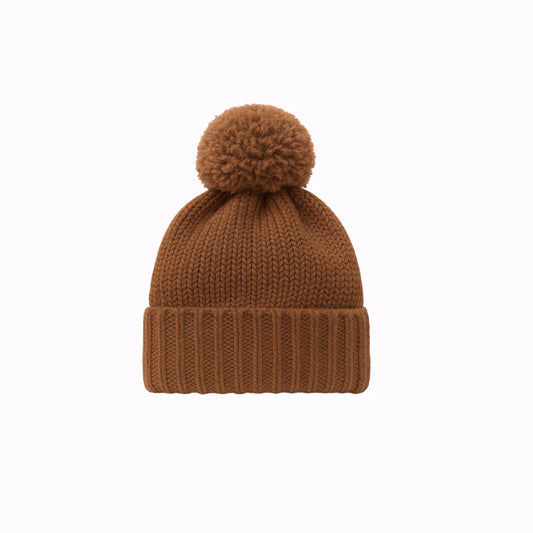 Baby Knit Beanie Chocolate