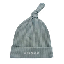 Load image into Gallery viewer, Baby Beanie Ribbed Knotted