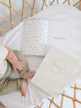 Load image into Gallery viewer, Classic White Linen Baby Memory Book with Keepsake Box