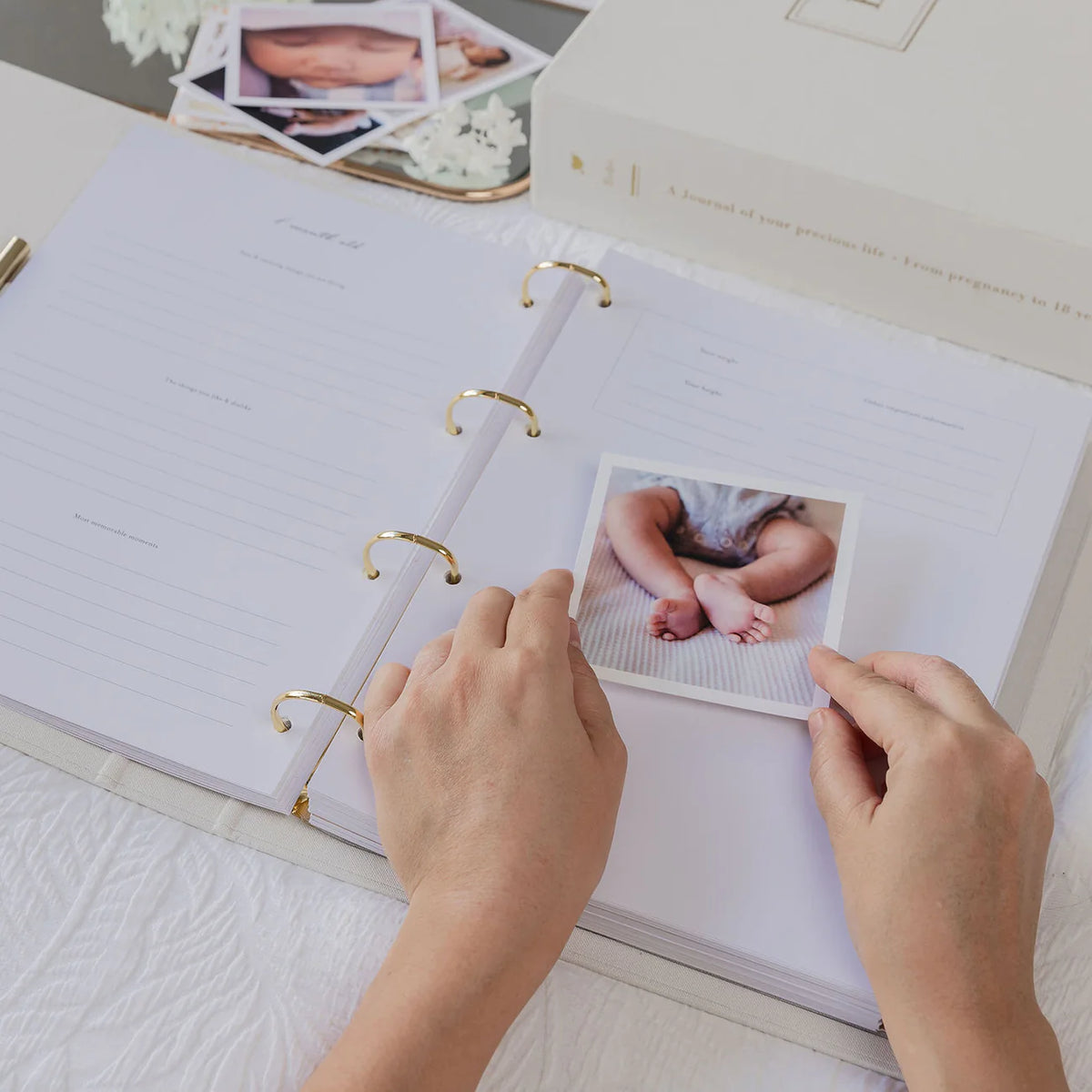 Bebé Baby Journal | Keepsake Binder