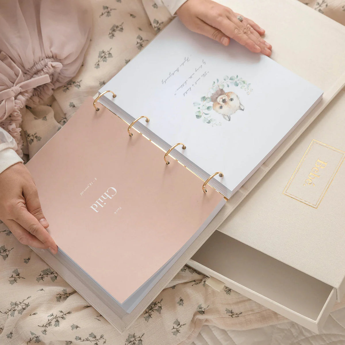 Bebé Baby Journal | Keepsake Binder