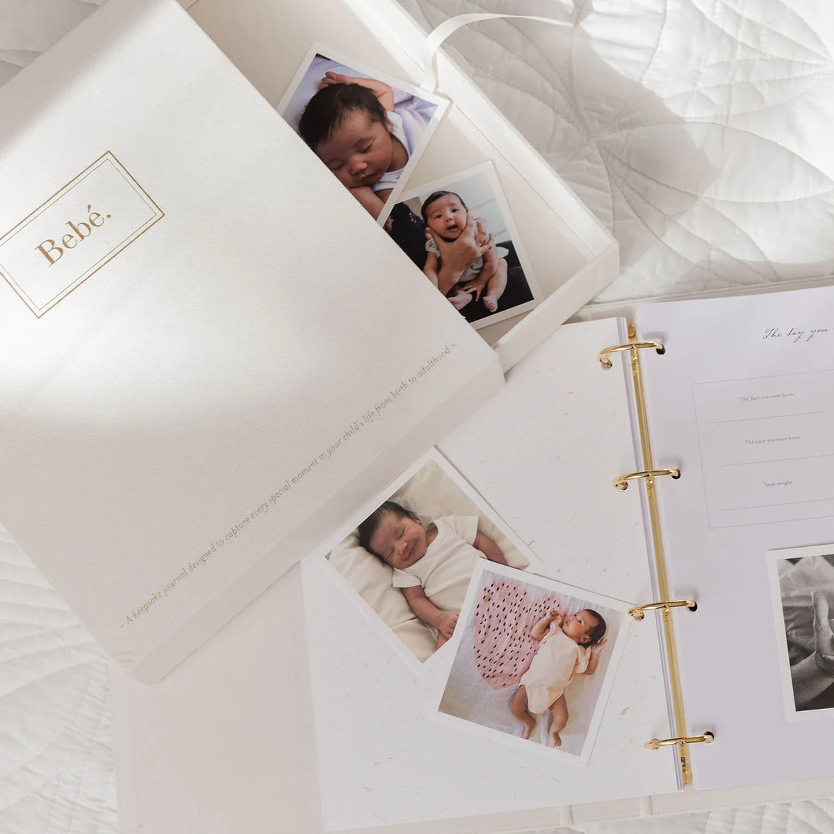 Bebé Baby Journal | Keepsake Binder